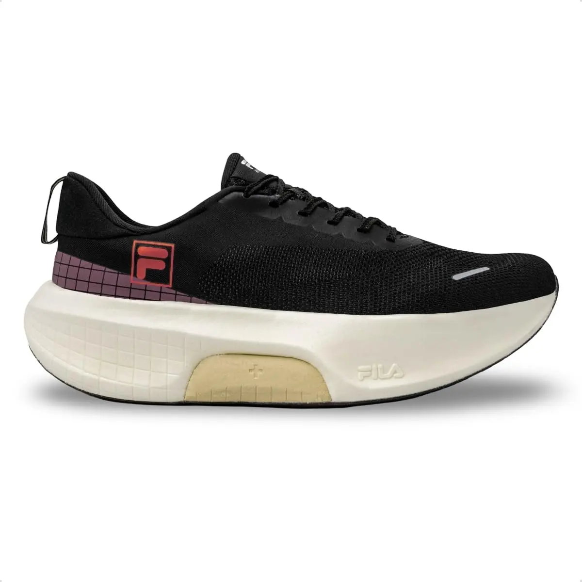 Fila Adulto Speedrocker Skyfoam Tênis de Corrida Masculino Preto Tamanho 43 com Efeito Rocker e Entressola Macia