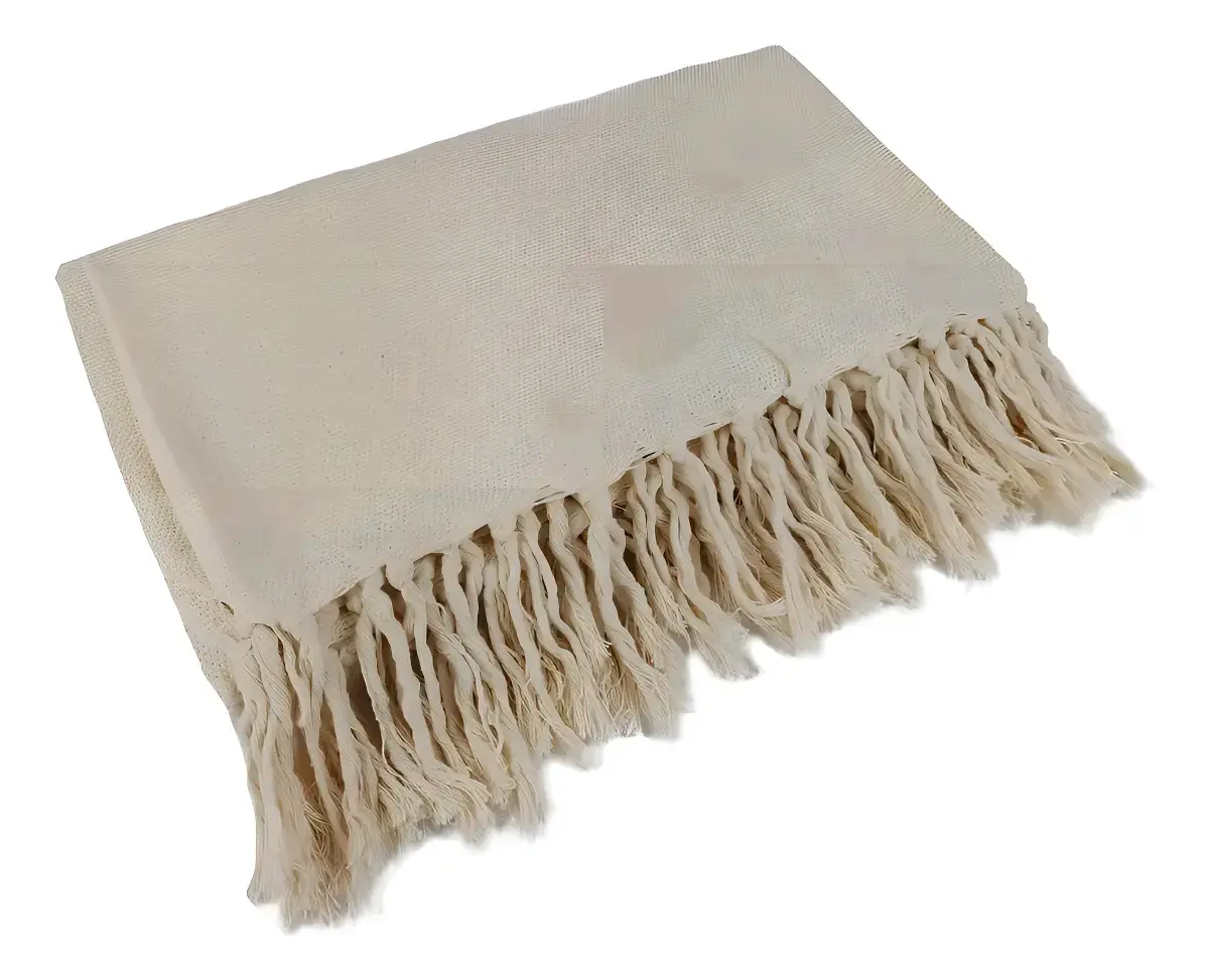 Manta Para Sofá Grande Protetora Decorativa 2,40x1,80 Cor Cru