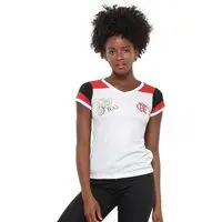Camisa Braziline Flamengo Zico Retrô Feminina