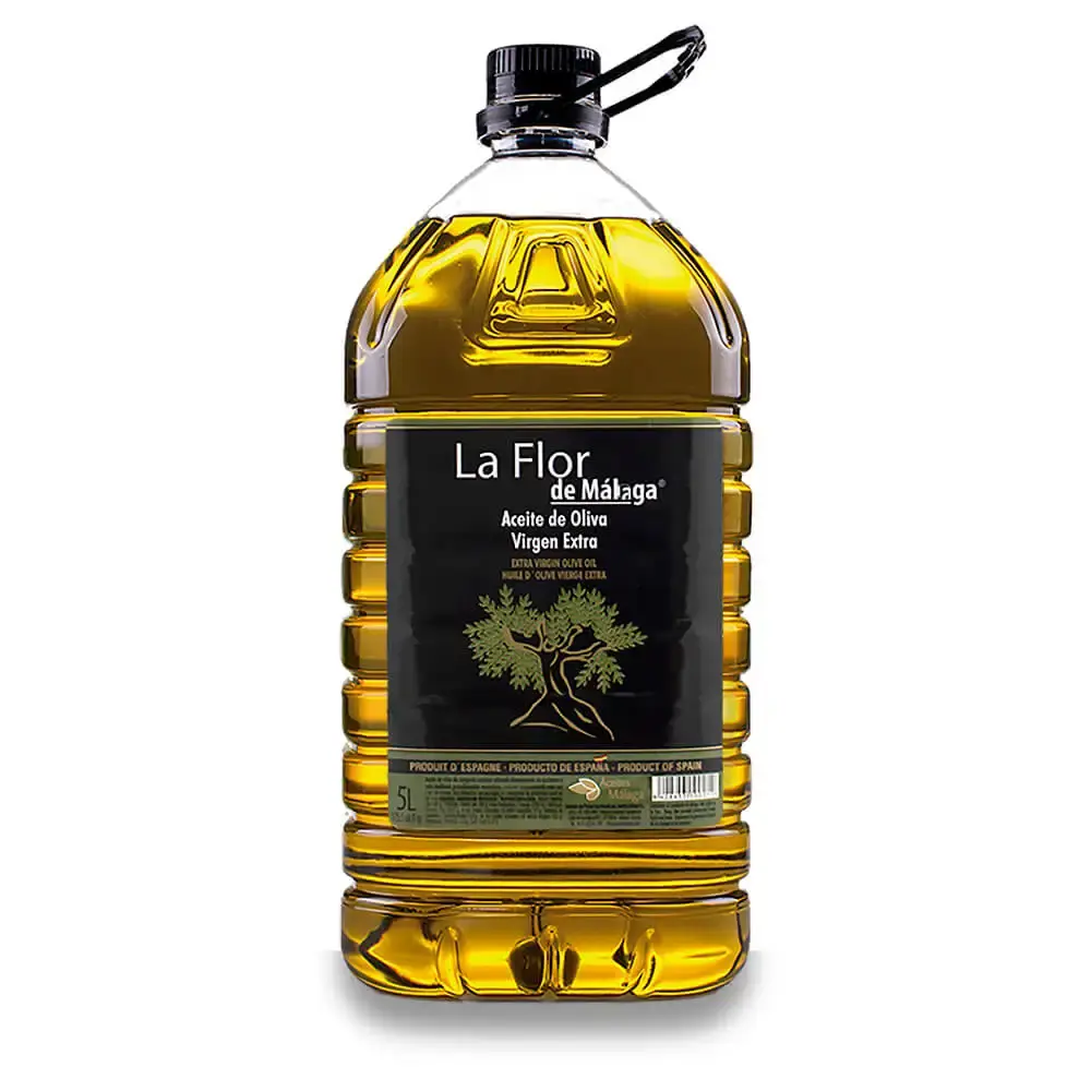 Azeite Virgem Extra Flor de Málaga 5Litros Garantido Recém Enlatado 100% Fresco