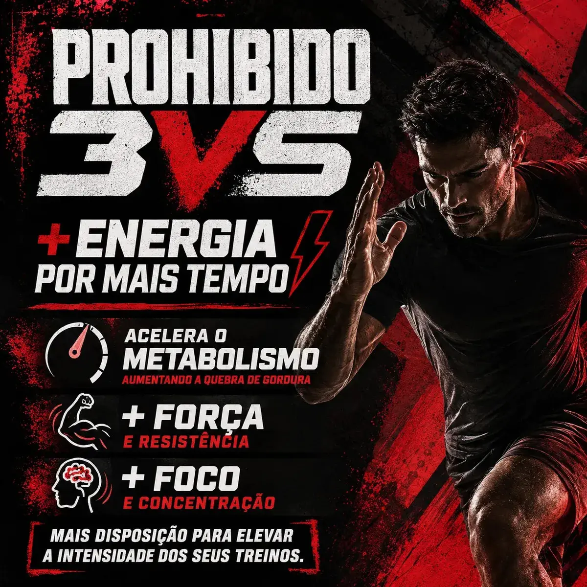 Prohibido Pré Treino 360g - Sabor: Cotton Candy - A Combinação Perfeita De 8 Ingredientes Que Proporcionam Energia Do Início Ao Fim Do Seu Treino thumbnail 7
