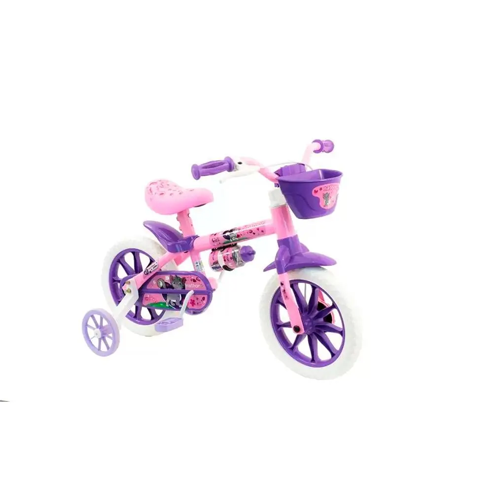 Bicicleta Aro 12 Infantil Menina Cat Nathor