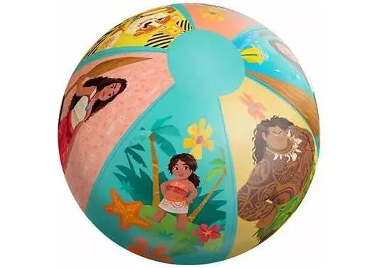 Bola Inflável Infantil da princesa Colorida Decorada para Praia e Piscina