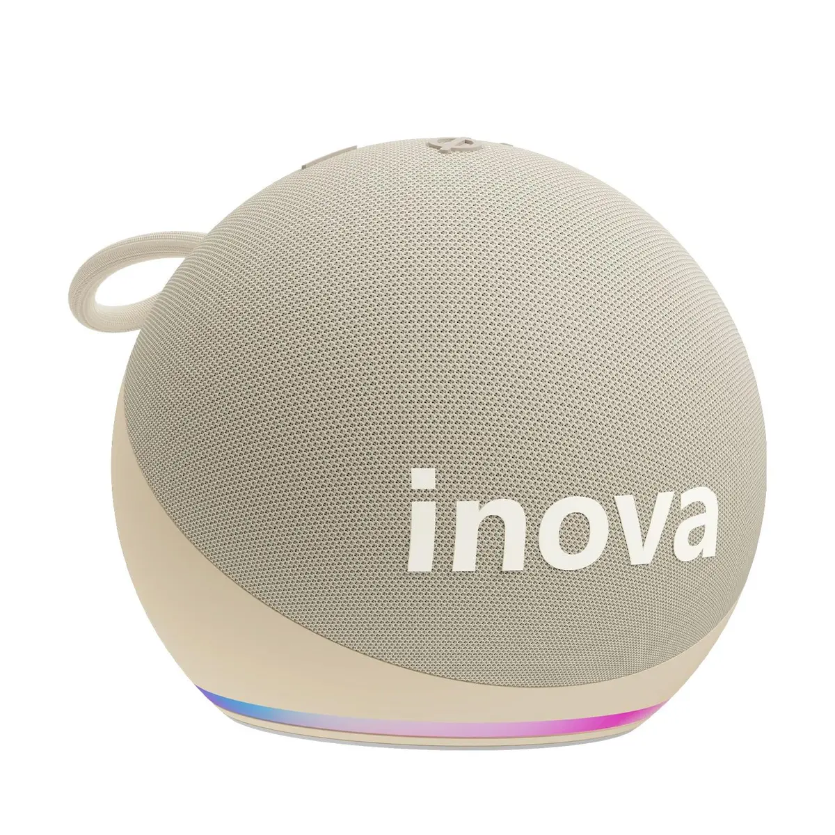 Caixa de Som, INAVA, Melhor Alto-Falante Portátil Bluetooth com Som até Hoje, Graves e Agudos Surround 360°, 20 Horas de Duração da Bateria - Compatível com Alexa (Amarelo)
