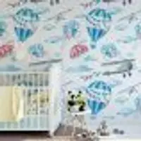 Papel de Parede Infantil Avião N3958 - 1