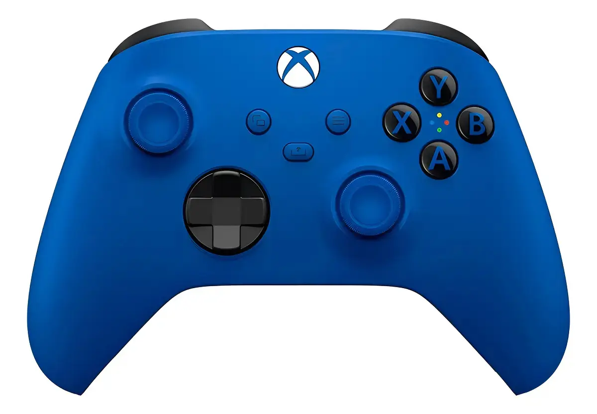 Controle Joystick Sem Fio Microsoft Xbox Shock Blue - 1