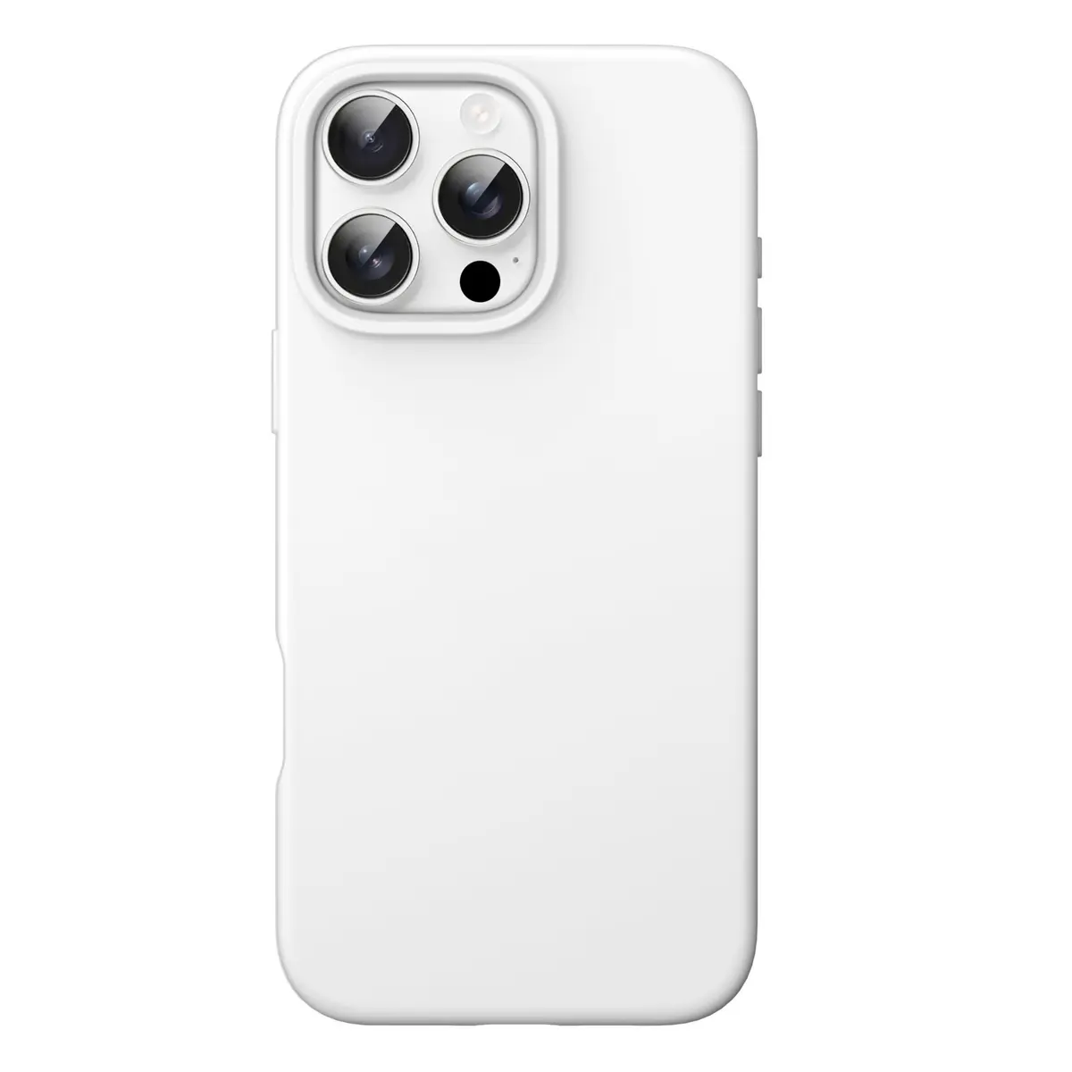 JETech Capa Silicone Líquido para iPhone 16 Pro Max, Branco | Toque Macio Sedoso, Proteção À Prova de Choque, Resistente a Arranhões, Forro de Microfibra - 1
