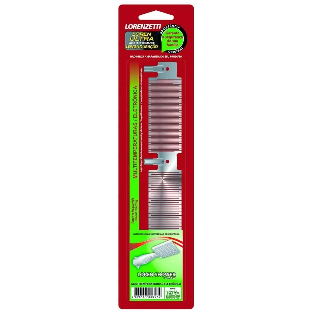 Resistência Loren Shower Ultra 3065-I 5500w 127v LORENZETTI Metálica