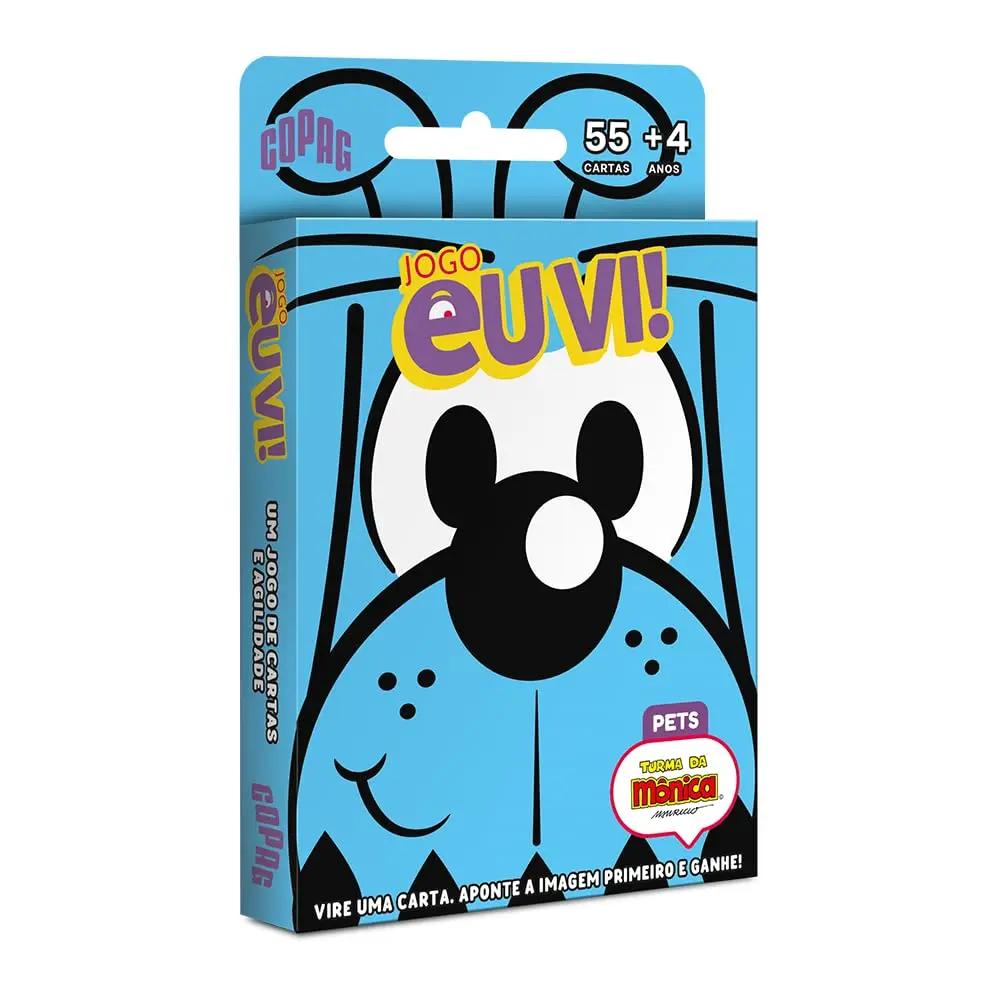 Copag, jogo Eu Vi! Pets, de Atenção e Rapidez, para Toda a Família