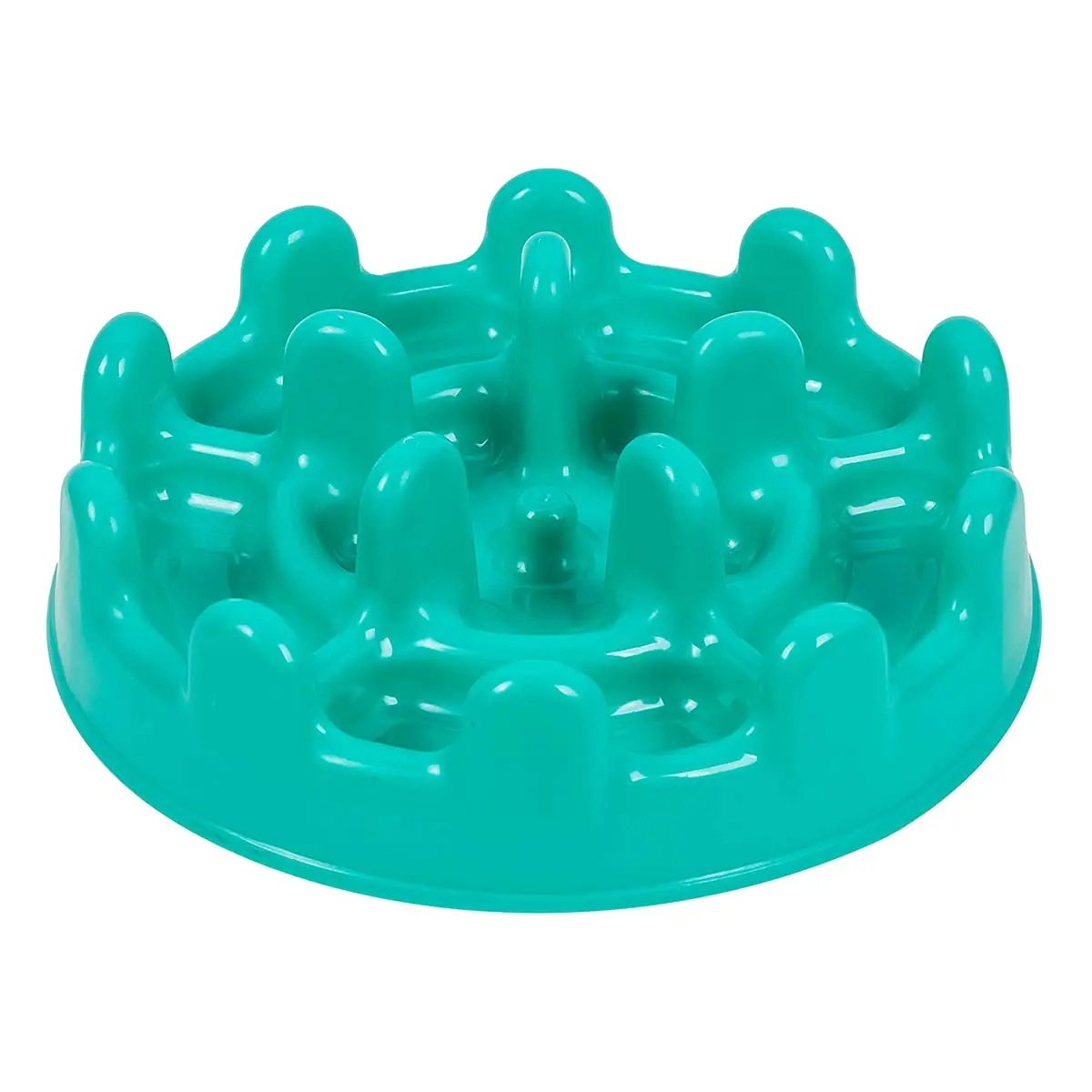 Pet Games Comedouro Lento Funcional Pet Fit Verde Agua Para Cães - 1