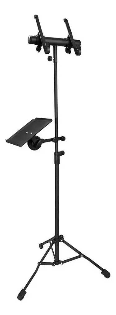 Tripé Suporte P/ Notebook Tablet Mixer Bandeja Reforçada Ask Cor Preto