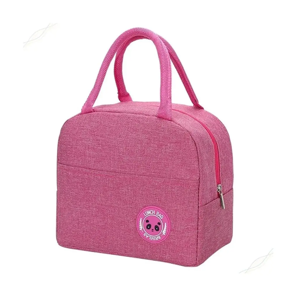 Bolsa Térmica 4L Impermeável Necessaire Lancheira Escola Marmita Academia Trabalho Praia e Camping - Quente e Frio (Rosa)
