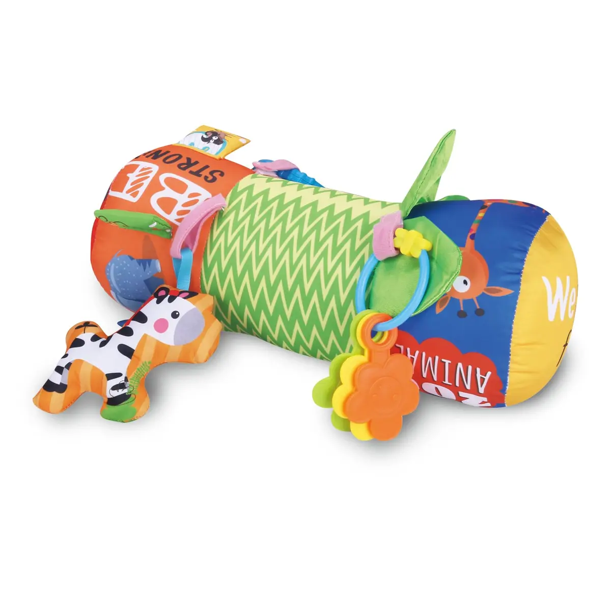 Rolinho de Atividades para Bebê Zoop Toys, Sensorial, Tummy Time - 1
