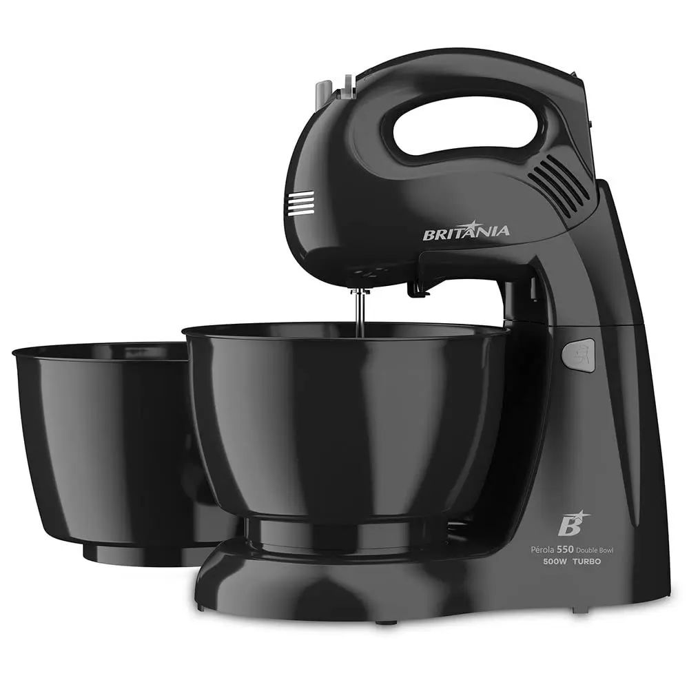 Britânia Batedeira Britania Perola 550P Turbo Double Bowl 220V Plástico