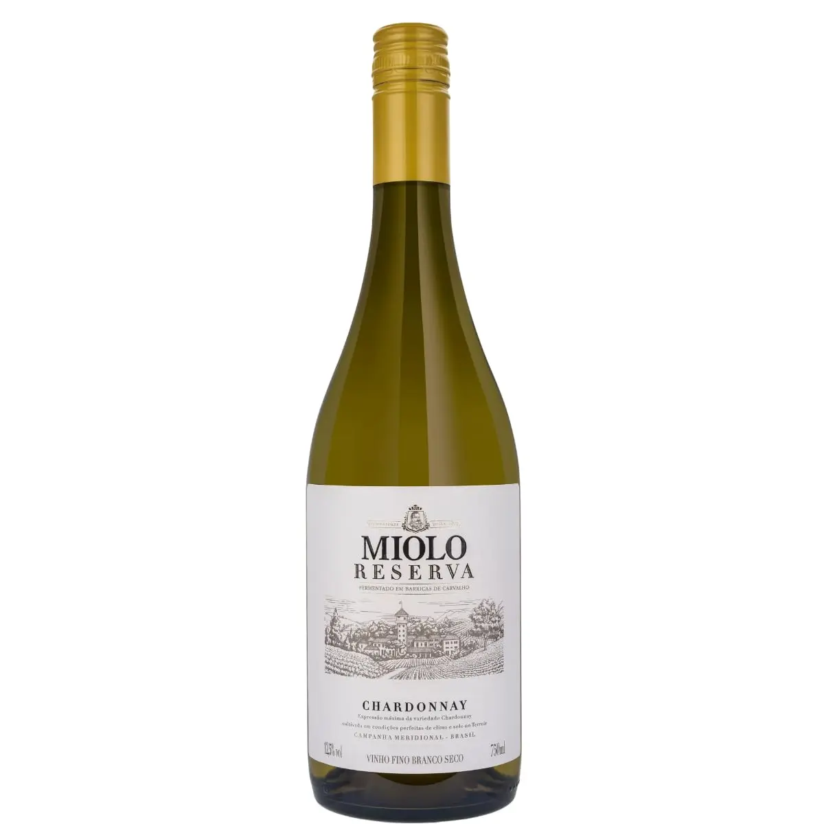 VINHO MIOLO RESERVA BRANCO SECO CHARDONNAY 750ML - 1