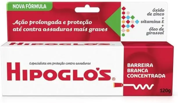 Creme Preventivo de Assaduras para Bebês Hipoglós, Fragrância Suave, 120g - 1