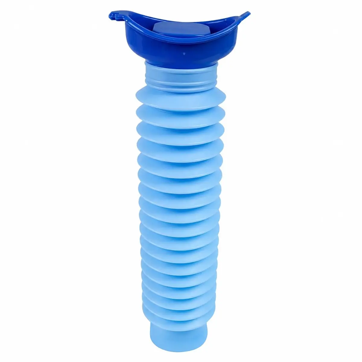 Mictório Portátil Retrátil 750 ml Unissex para Viagem, Carro e Camping | Design Dobrável e Compacto, Reutilizável e Lavável, Tampa Antivazamento, Mobilidade Reduzida
