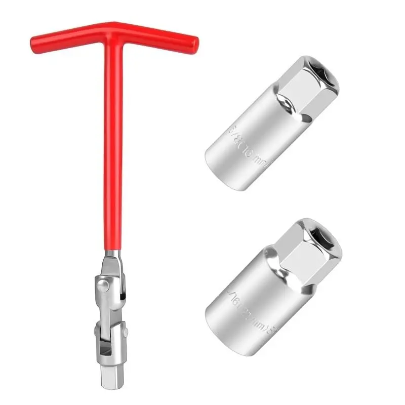 Chave Vela Automotiva Veicular 16mm/21mm Multifuncional Trocar Ferramenta Prática para Manutenção Básica do Seu Veículo