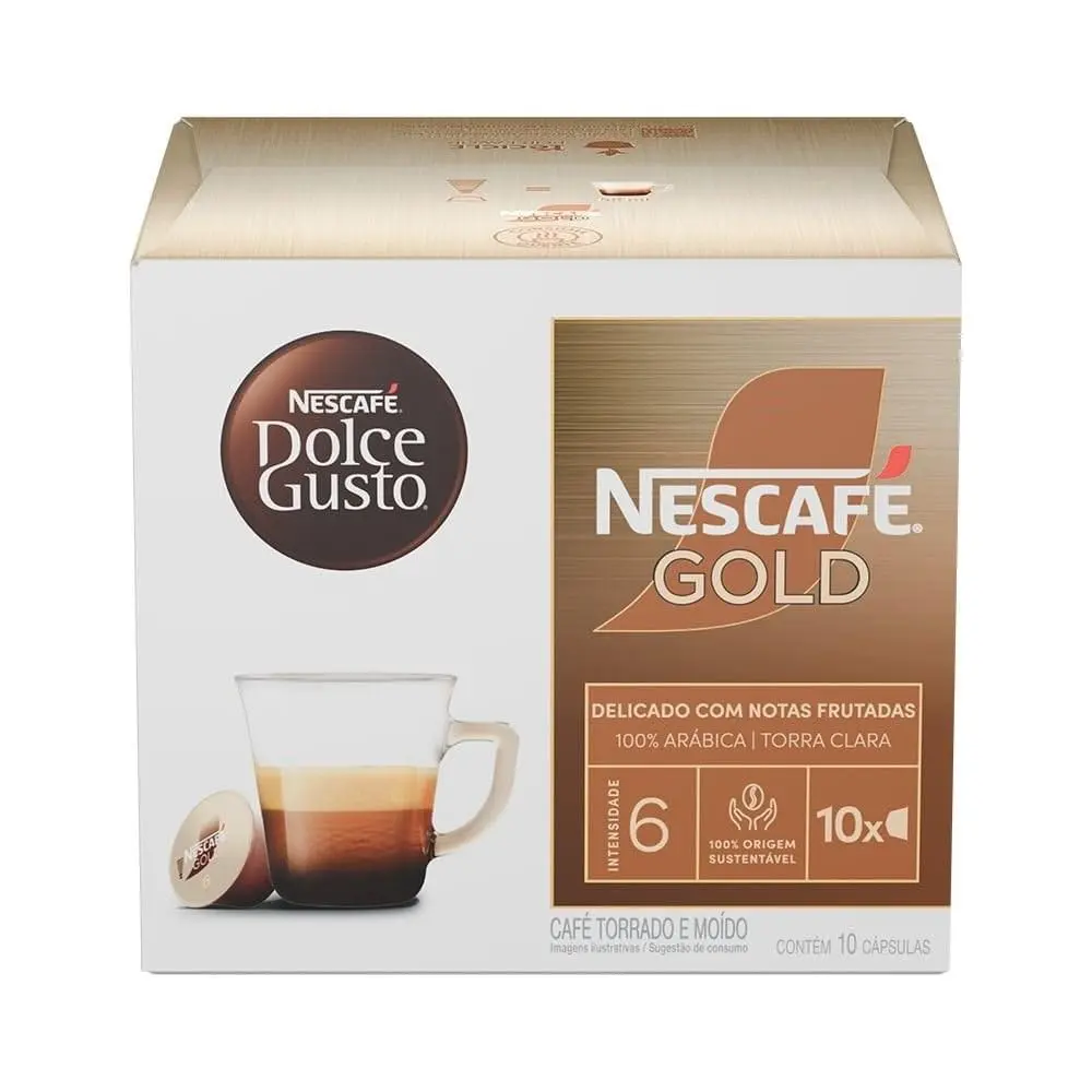 Café em Cápsula Dolce Gusto Gold Intensidade 6-10 cápsulas - 1