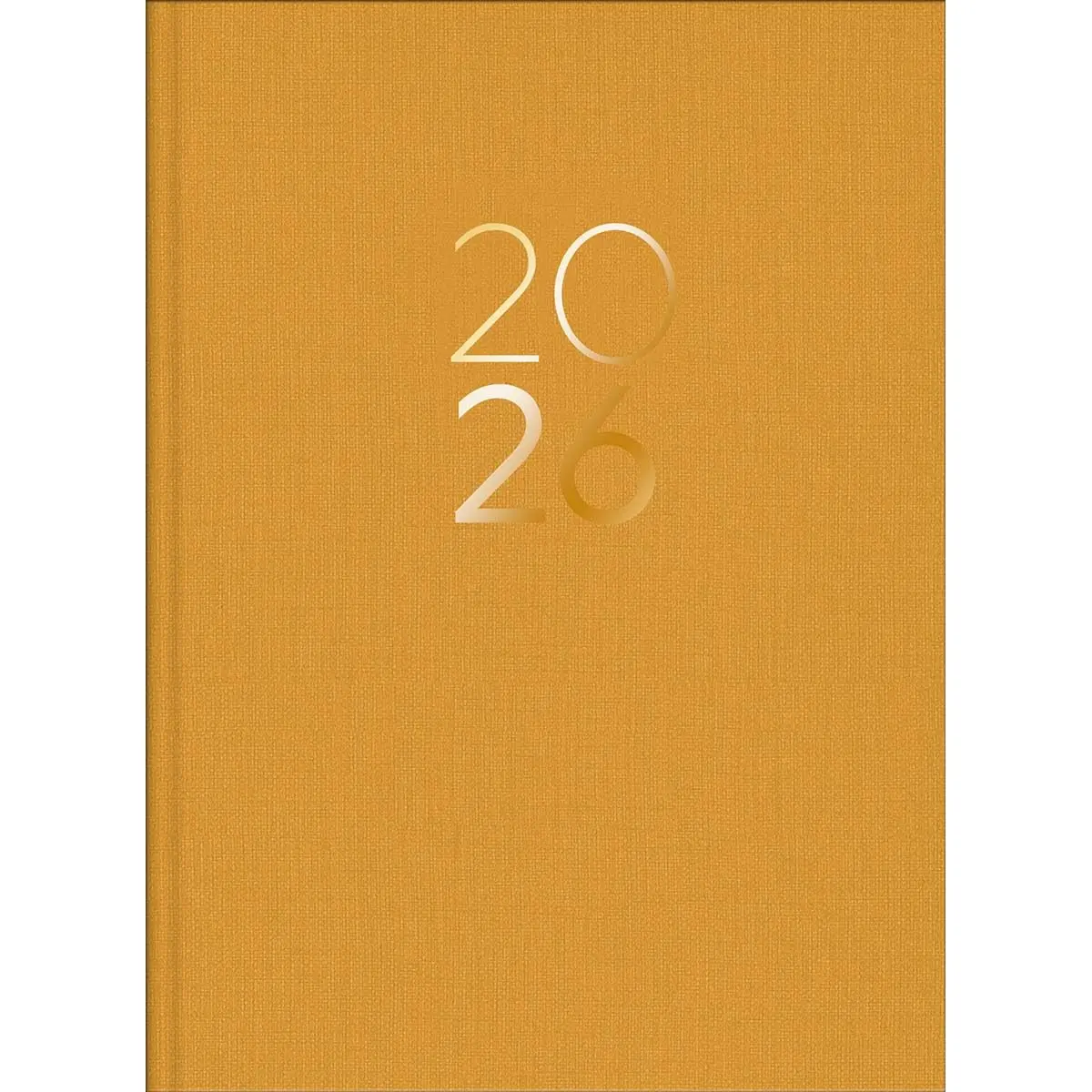 Tilibra - Planner Executivo Costurado 13,4 x 19,2 cm Lume 2026 - Mostarda