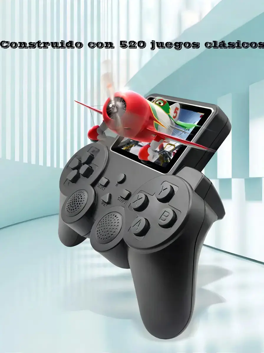 Consola de jogos S10 com alça de controle remoto thumbnail 6