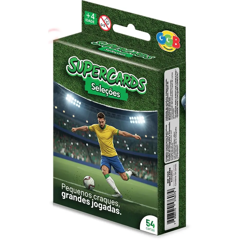 GGB Jogo Supercards Seleções de Futebol