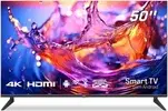 HQ Smart Tv Led 50" 4K Conversor Digital Externo 3 HDMI 2 Usb Wi-Fi Android 11 Design Slim - 1