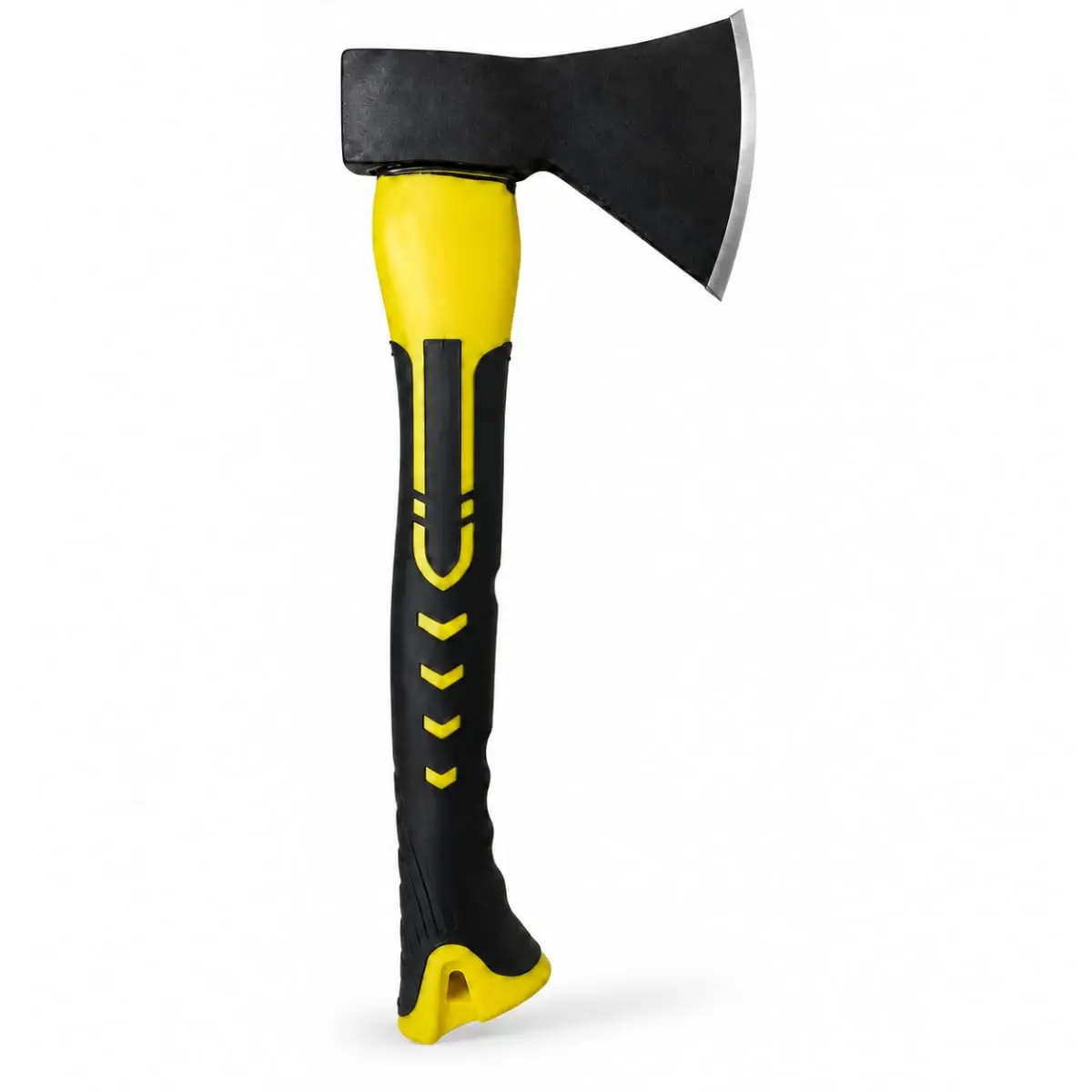 Machado Cabo Emborrachado 37cm com Protetor de Lâmina | Cabo Antiderrapante, Lâmina Resistente, Uso em Camping, Design Ergonômico, Protetor Incluído