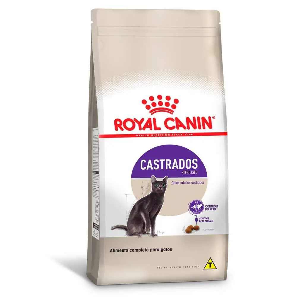 Ração para Gatos Adultos Castrados Royal Canin Sterilised, 4kg