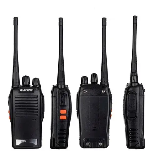 Rádio Comunicador Walkie Talkie Baofeng BF-777S 12km 16 Canais 2 Unidades