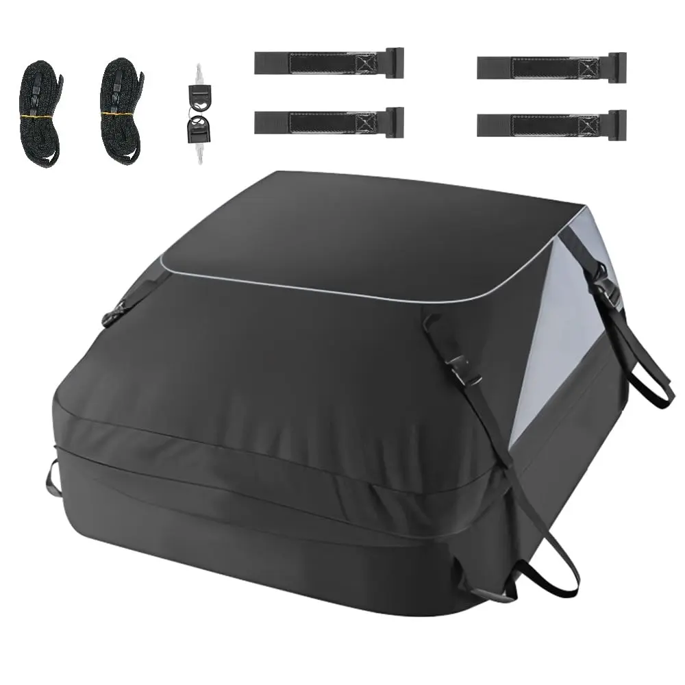 Bagageiro de Teto Impermeavel Dobravel , Bolsa de Transporte de Carga No Telhado, Bagageiro de Dobravel para Carro Bagagem Envoltório - 1