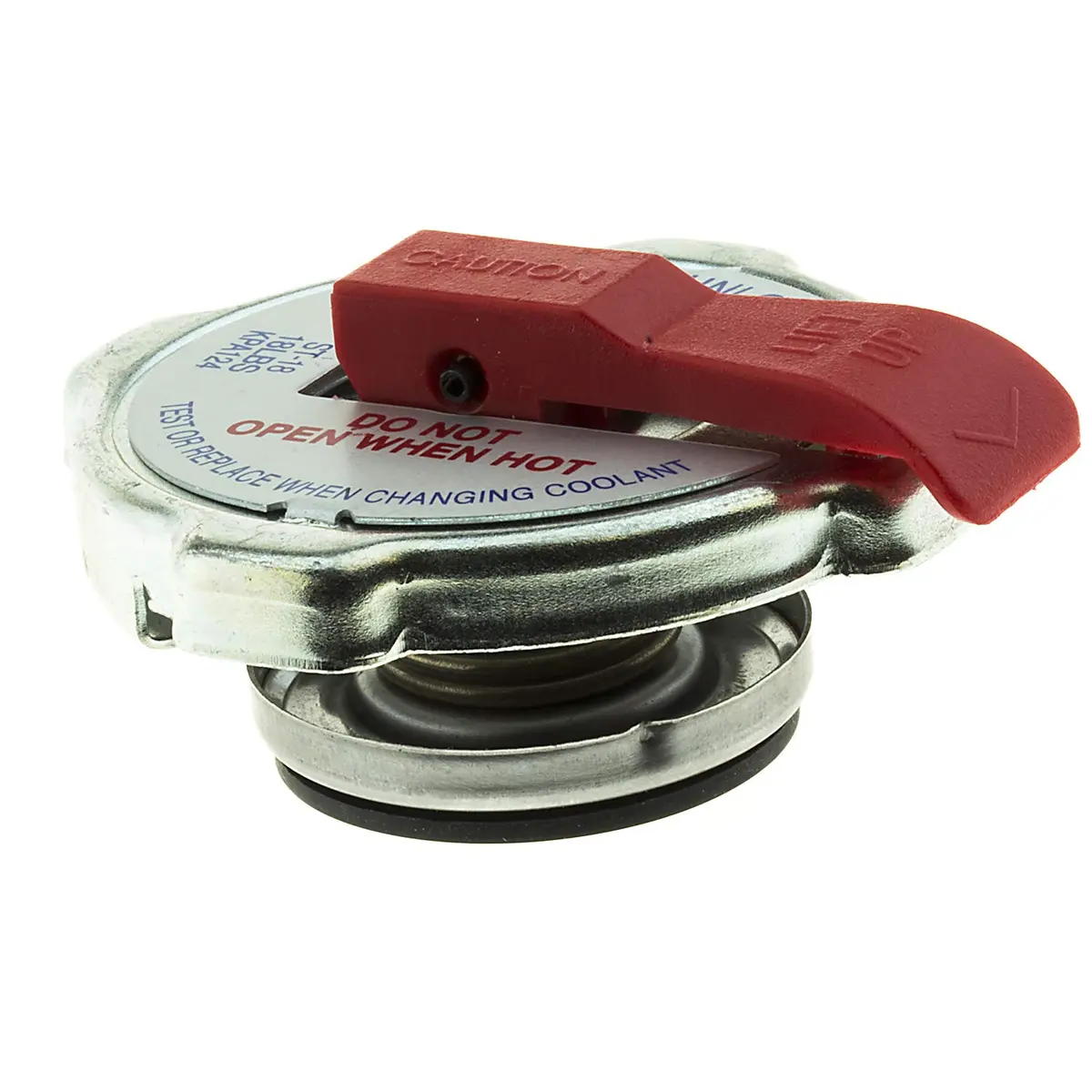 MotoRad Tampa do radiador com alavanca de segurança ST-18 serve para Jeep Wrangler 97–17 Grand Cherokee 93–21 Patriot 11-17 Compass 12-17 Liberty 02-13 Dodge Charger 06–23 Journey 09–20 Durango 00–21 - 1