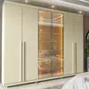 Guarda-roupa Casal 6 Portas com Pés com Led Imperatriz Reflecta 100% Mdf - 1