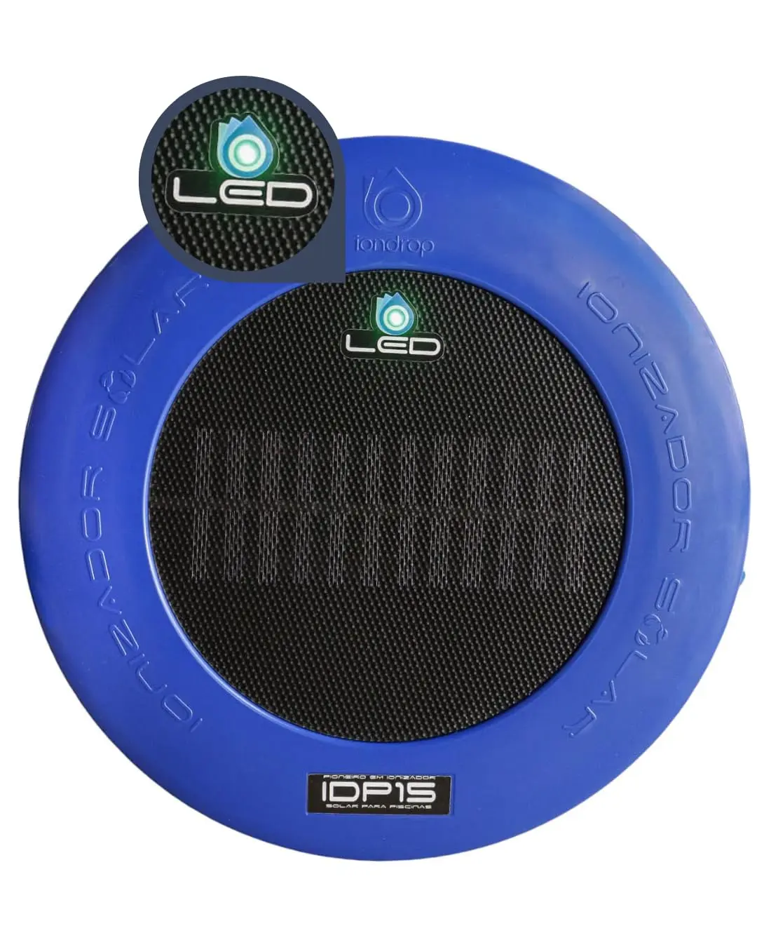Ionizador solar para piscina de 11 a 20.000 lts IDP15 led com refil de eletrodo de cobre