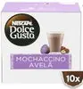 [+ por - R$ 12,76] Dolce Gusto Mochaccino Em Cápsula Avelã Nescafé Caixa 170G 10 Unidades - 1