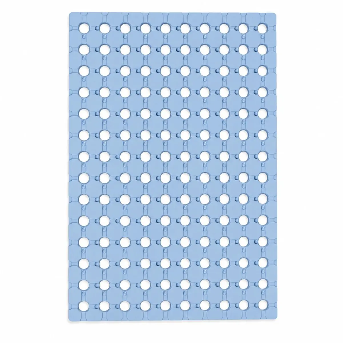 Tapete Antiderrapante para Box Banheiro 35x70 Segurança Idosos (Azul)