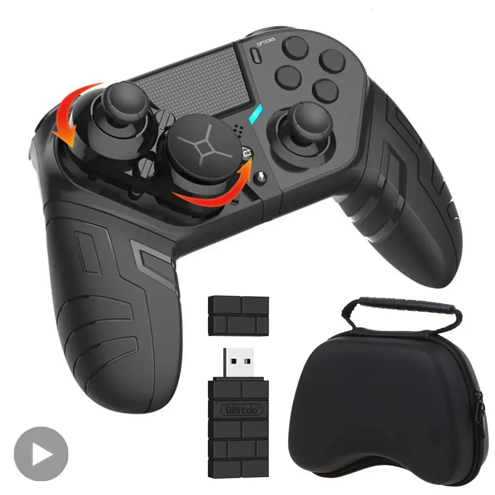 Controle para ps4 ps3 ps playstation 4 3 pc android telefone celular controlador sem fio bluetooth gamepad joystick jogo gatilho