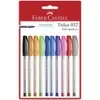 [+POR- | R$ 15,55 cada] Canetas Trilux Colors Faber-Castell c/10 cores - 1