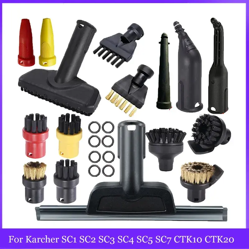 Para karcher sc1 sc2 sc3 sc4 sc5 sc7 ctk10 ctk20 cabeça da escova de vapor portátil bocal poderoso substituição aspirador peças