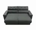 Sofá 3 lugares Cama inBox Clean com Assento Retrátil, Encosto Reclinável em Tecido Velusoft e 170cm de Largura - Cinza - 1
