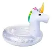 Boia Unicórnio Pavão Redonda Infantil Glitter Piscina 70cm - 1