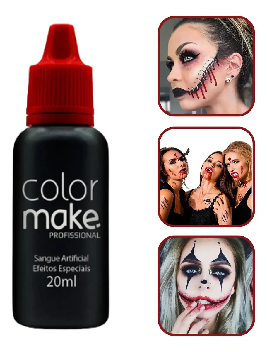 Sangue Artificial Vermelho Escuro Maquiagem 20 ML - 1