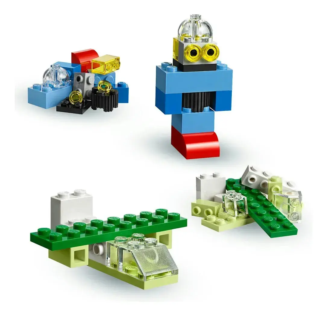 LEGO Classic Maleta da Criatividade 10713; Brinquedo criativo para montar e imaginar; Maleta com peças coloridas para criar bichinhos, supercarros, casas e muito mais; Presente para crianças thumbnail 6