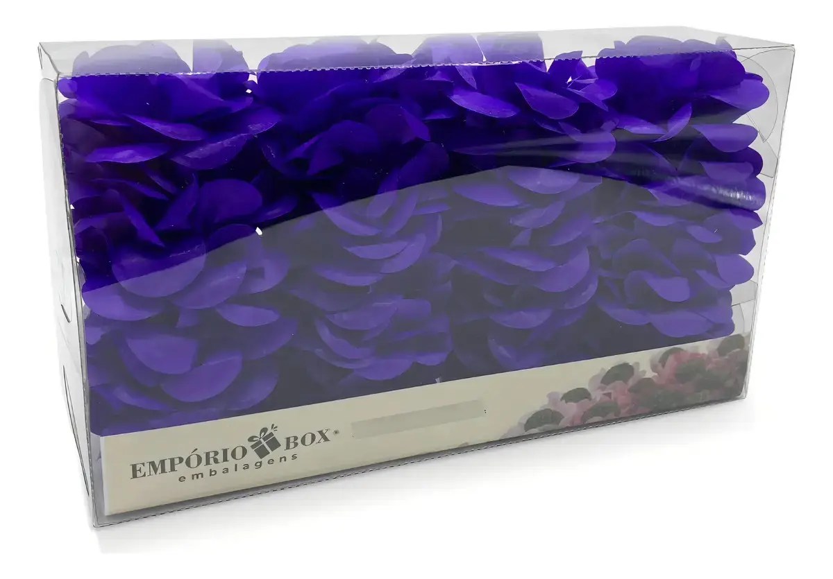 Forminhas De Doces Flor De Seda Casamento Aniversário 40 Un Cor Roxo - 1