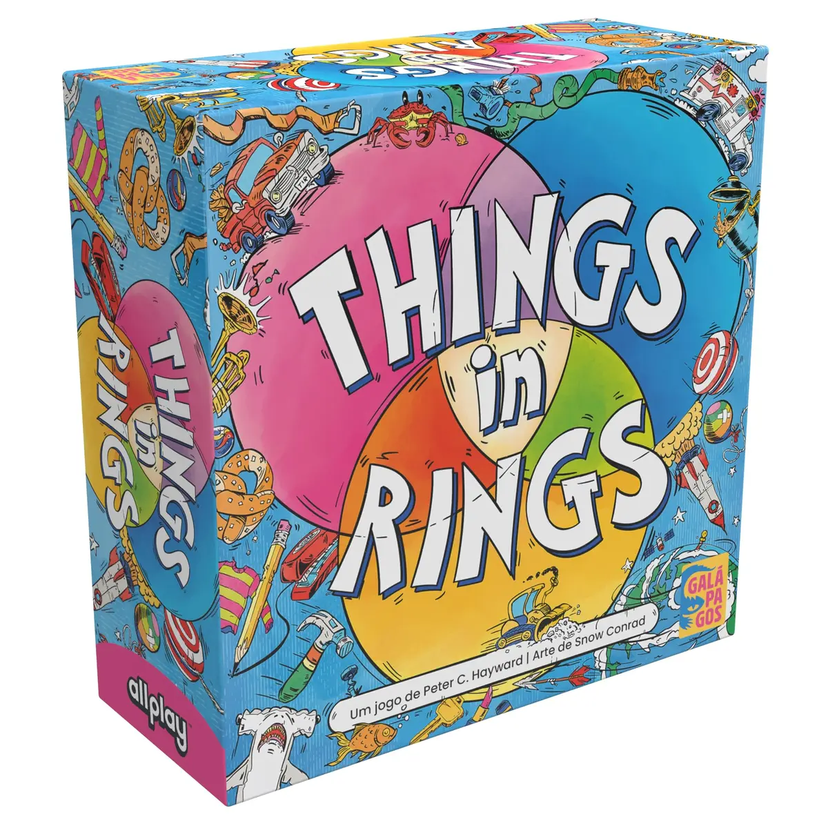 asmodee, Things in Rings, Jogo de Cartas, Idade 6+, 2 a 6 jogadores, 20 minutos por partida - 1