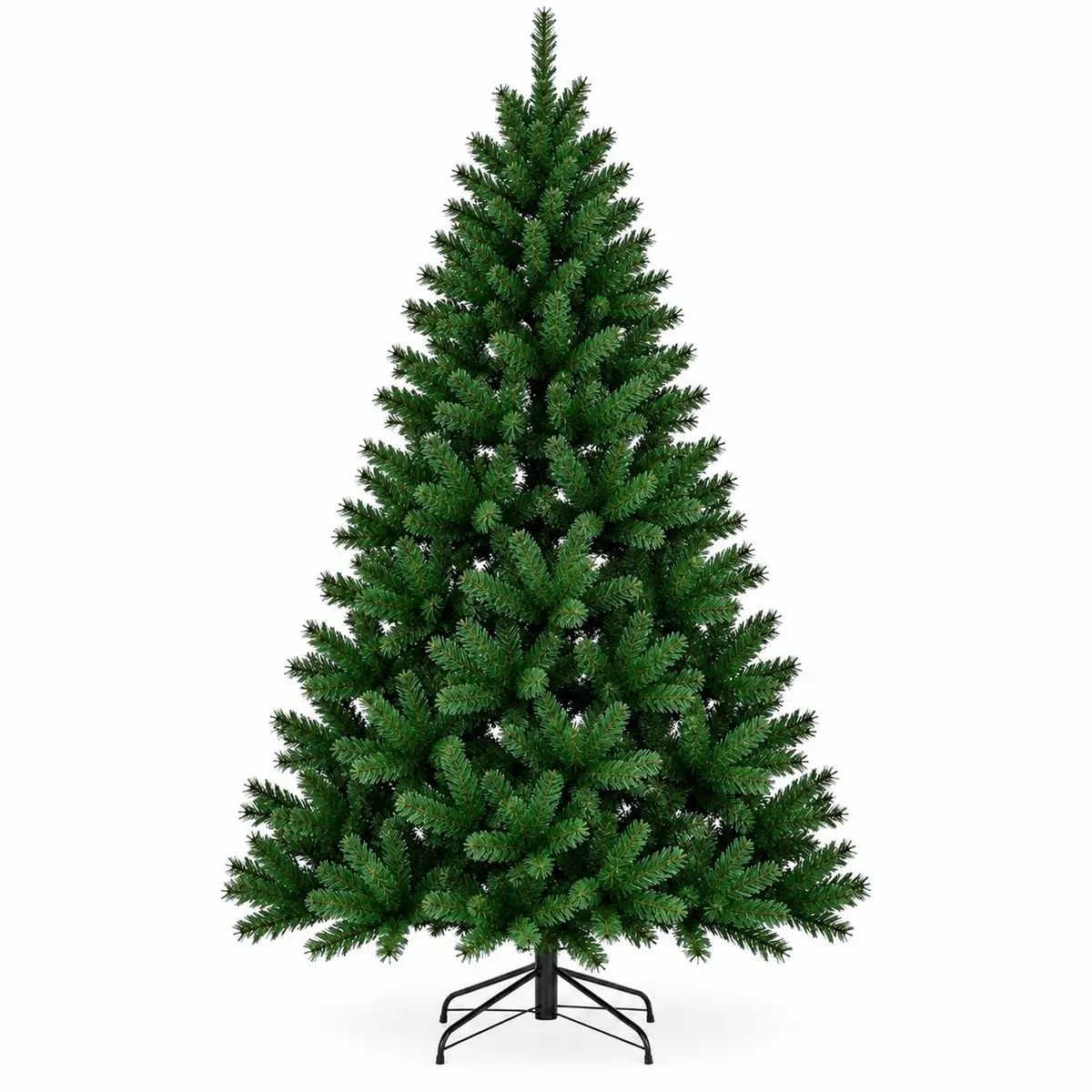 Árvore de Natal 1,80m 600-800 galhos Luxo Cheia Cheia Realista Elegante Premium Pinheiro Sintético Verde Natalino com Base de Ferro Reforçada Decoração Natal Inesquecível para Casa Escritório Loja