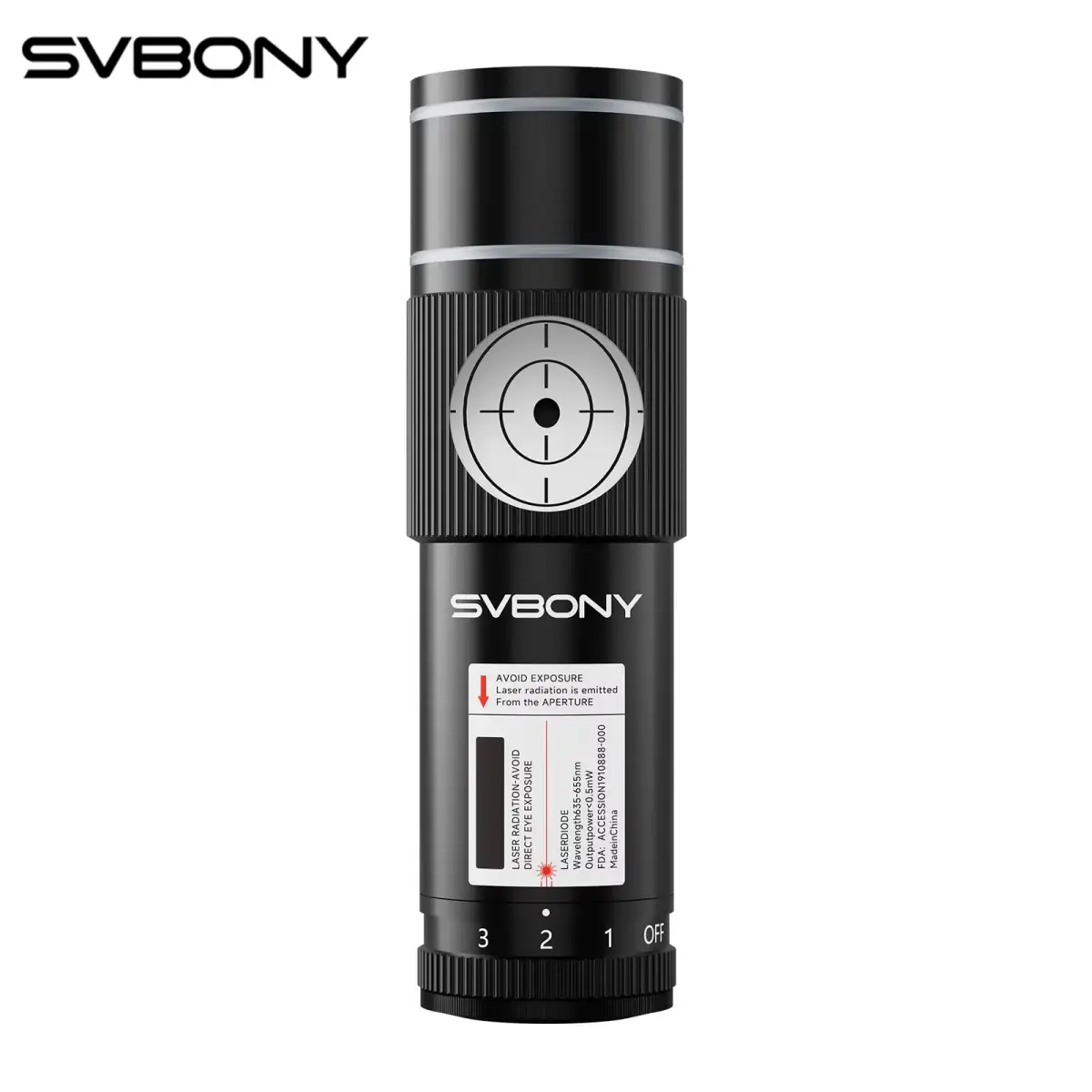 Colimador a Laser Svbony SV121 com Ocular: Design Aprimorado com Parafuso Triangular Garante Alinhamento Preciso e Confiável de Telescópios