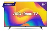 Smart Tv 50 Aoc 4k Dled 50u7045/78g Roku Tv Quad - 1