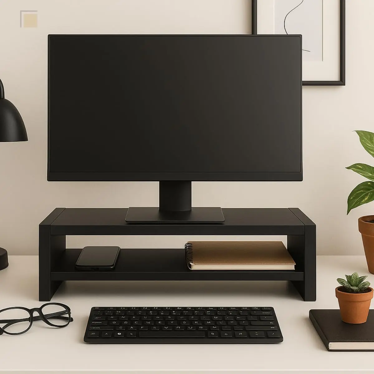 Base Apoio para monitor escritorio Office tela PC