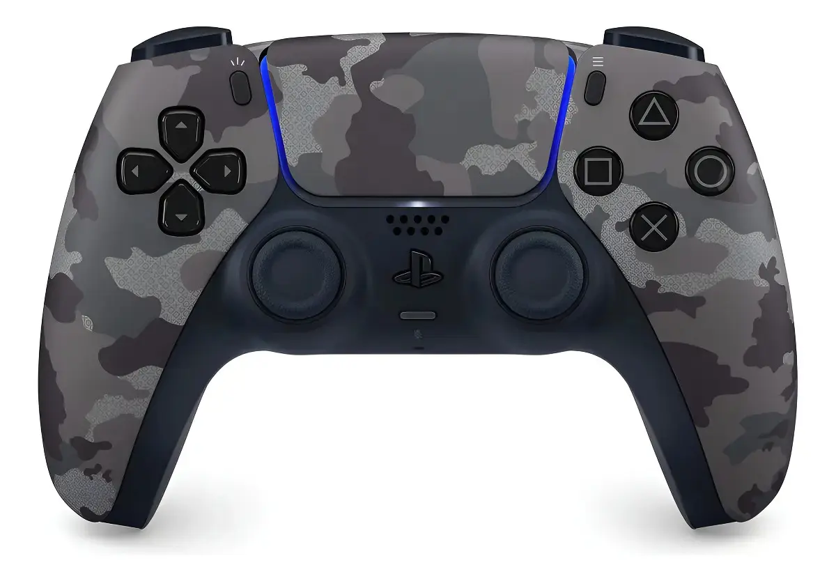 Controle joystick sem fio Sony PlayStation PS5 gray camuflado